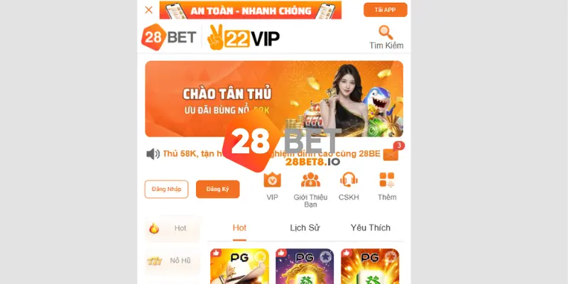 28BET - Trang Chủ 28BET.COM Chính Thức Uy Tín #1 Nhận 288k 3 28BET thiết kế giao diện hiện đại, dễ dàng sử dụng